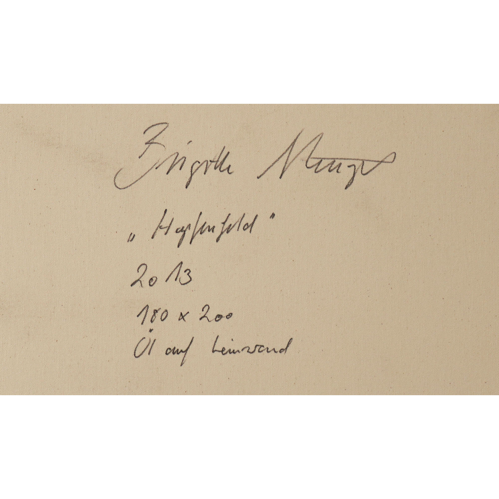 Hopfenfeld from the series: Jahreszyklus