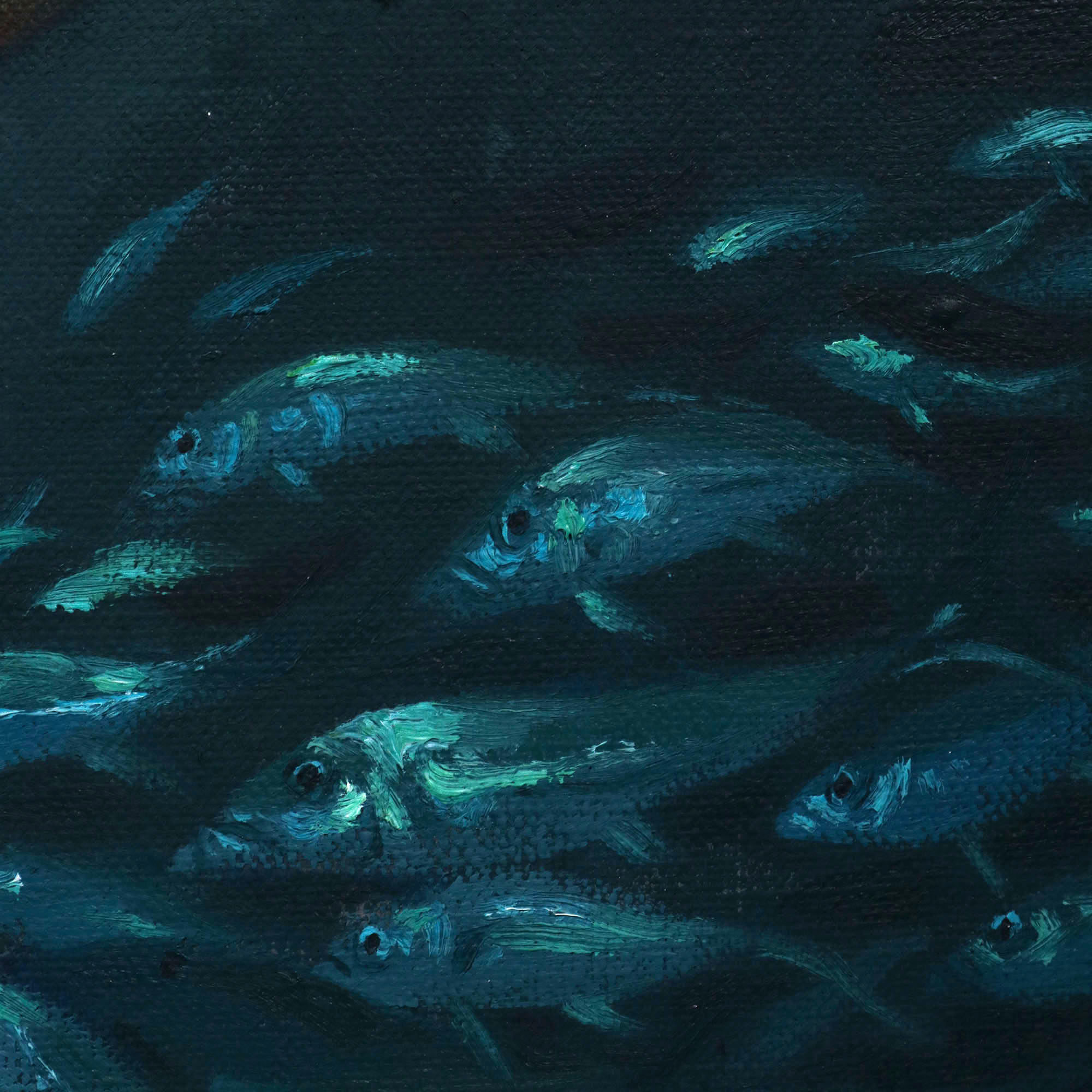 Under the surface of the sea - Three People in the Water  (水中三人)