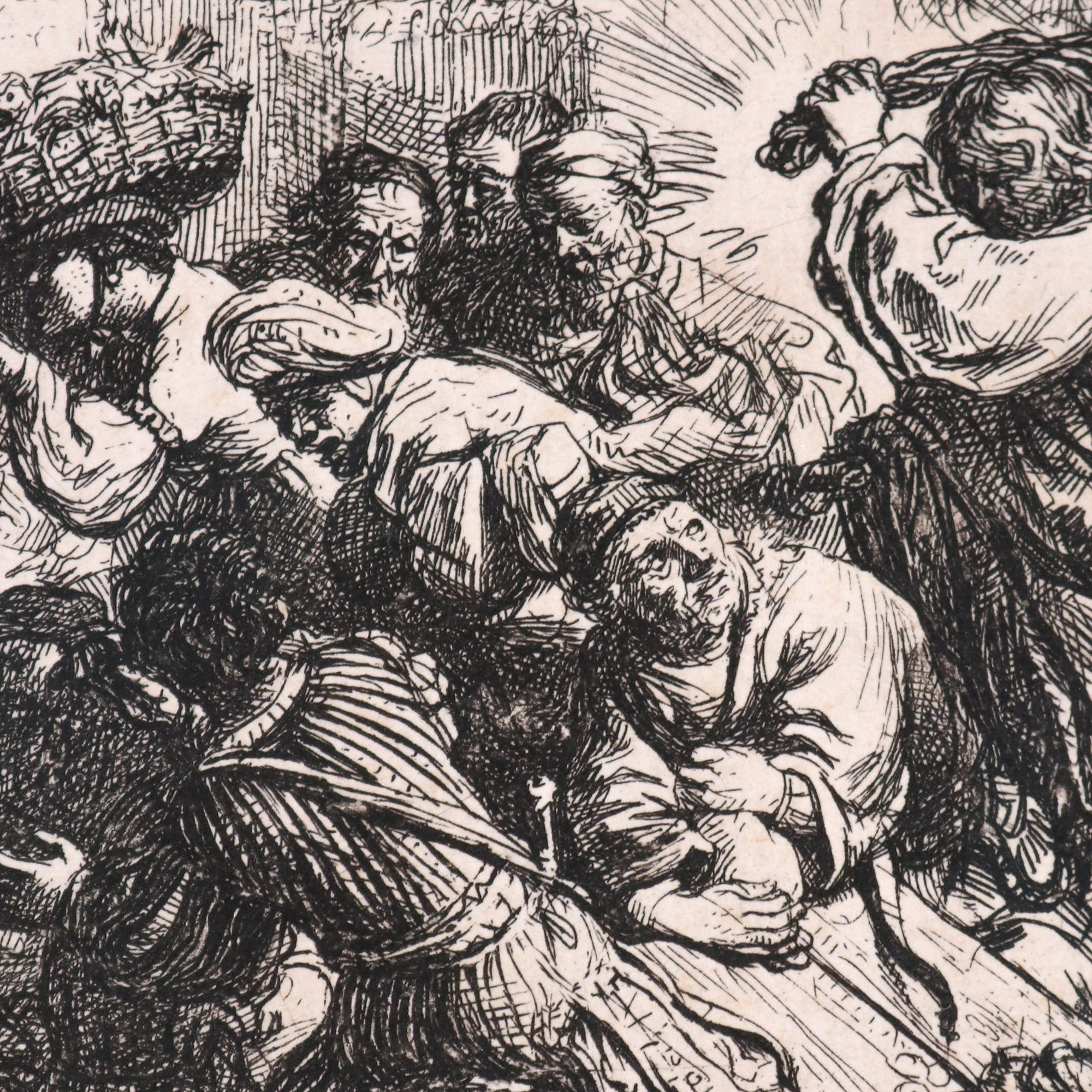 Christ driving the Money Changers from the Temple