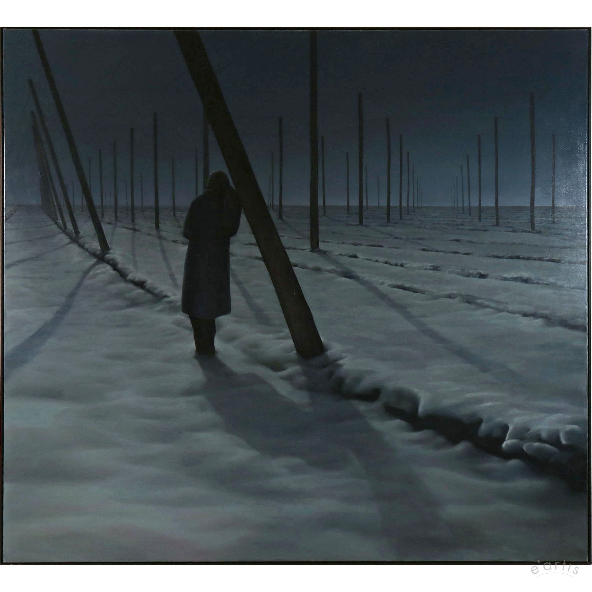 Hopfenfeld from the series: Jahreszyklus