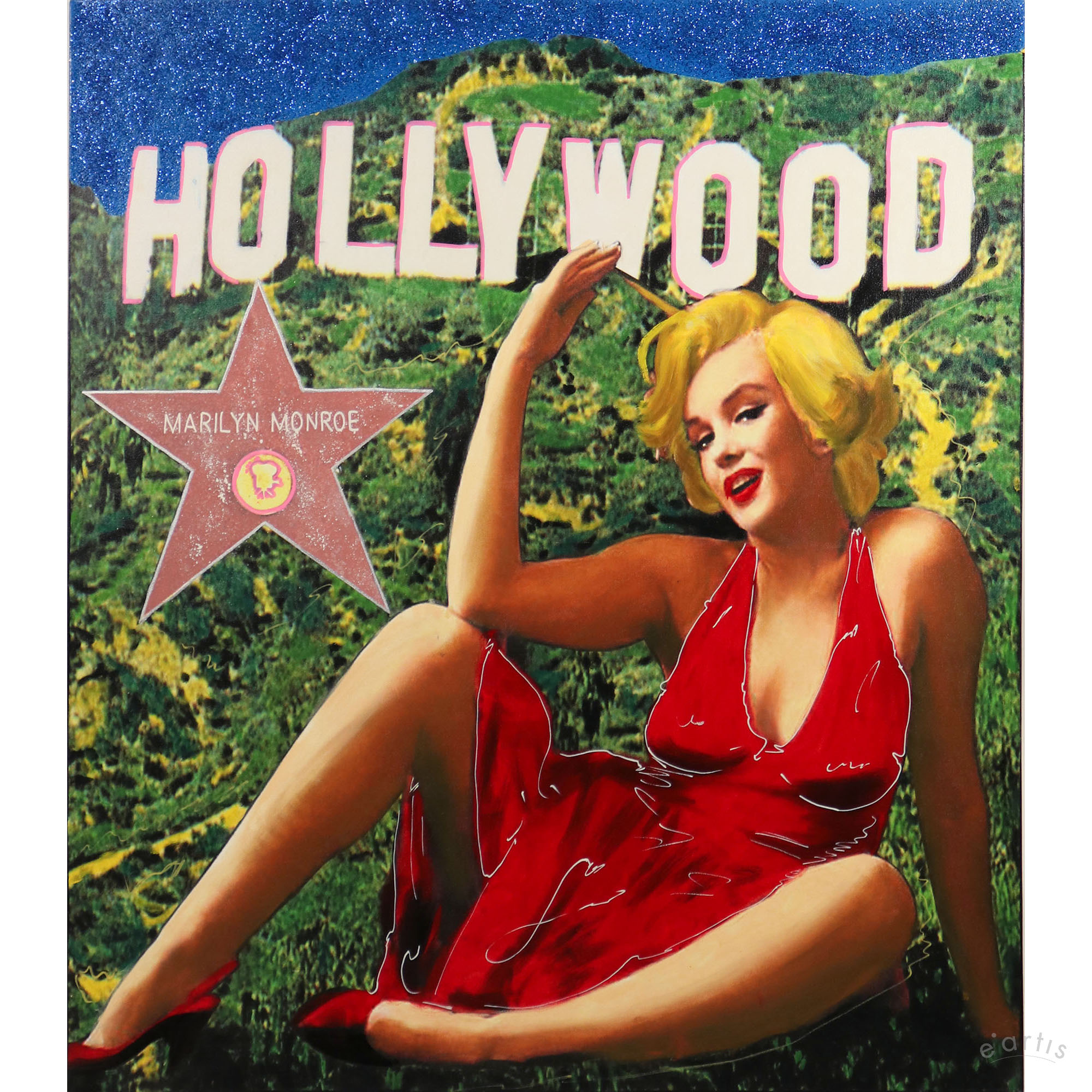 Marilyn in Red Goes to Hollywood